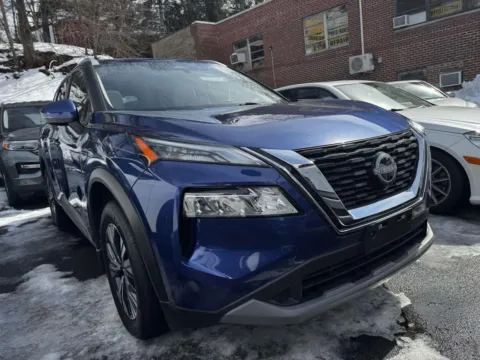 Blue 2022 Nissan Rogue SV for sale in Yonkers, NY