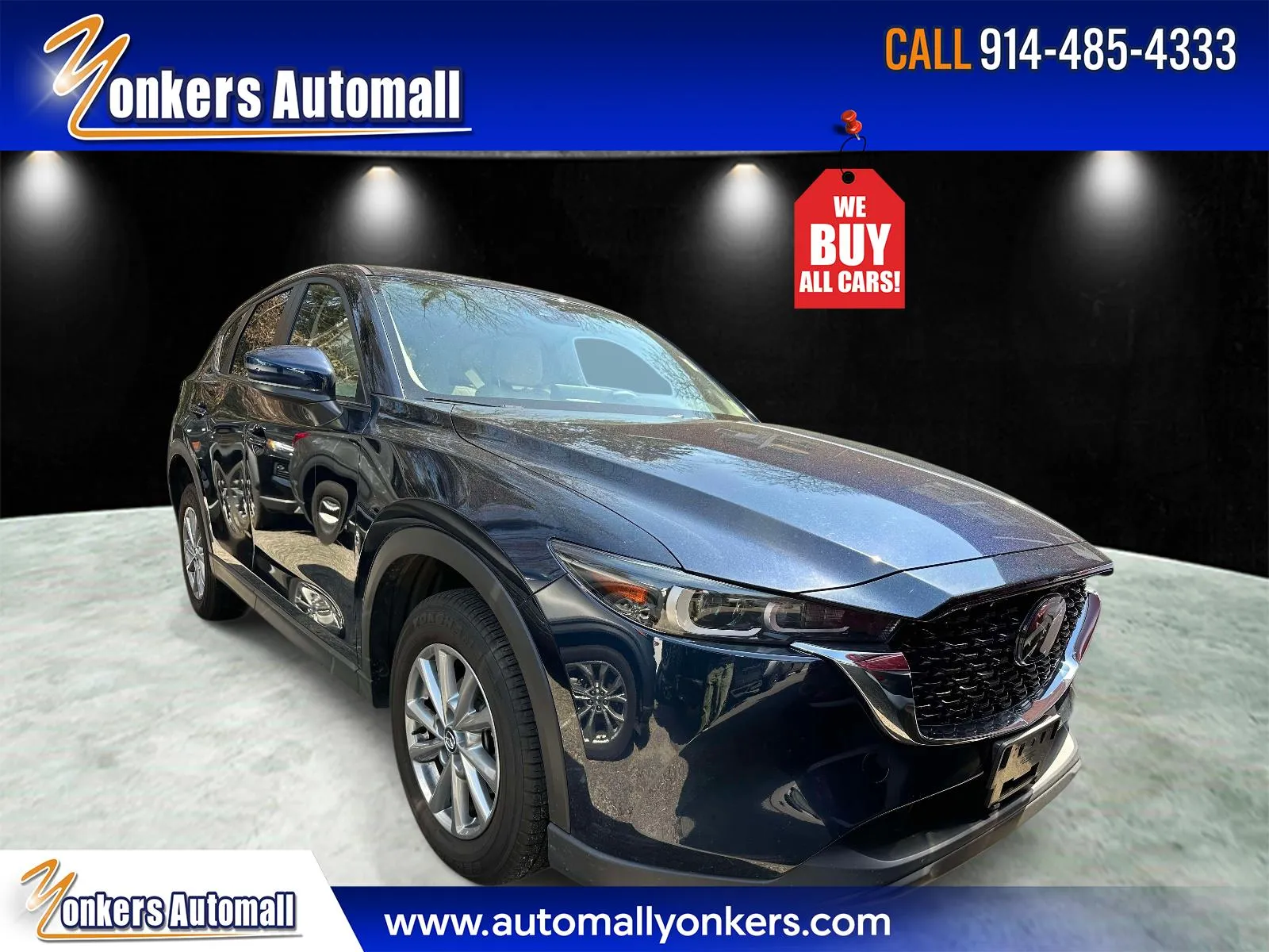 Blue 2023 Mazda CX-5 2.5 S Preferred Package AWD for sale in Yonkers, NY
