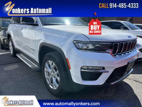 White 2023 Jeep Grand Cherokee Limited for sale in Yonkers, NY