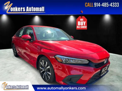 Black 2022 Honda Civic EX for sale in Yonkers, NY