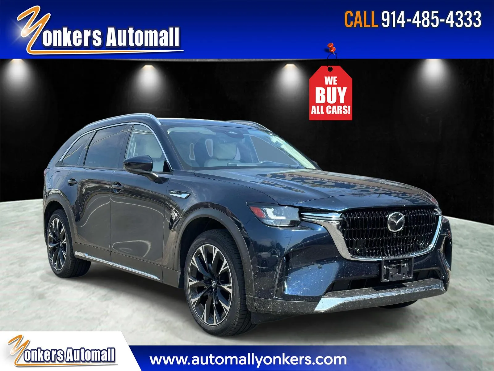 Blue 2024 Mazda CX-90 PHEV Premium Plus AWD for sale in Yonkers, NY