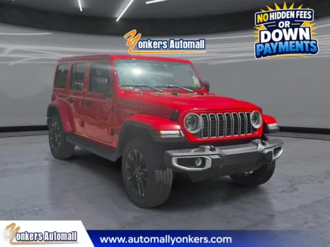 Red 2025 Jeep Wrangler 4xe Sahara 4x4 for sale in Yonkers, NY
