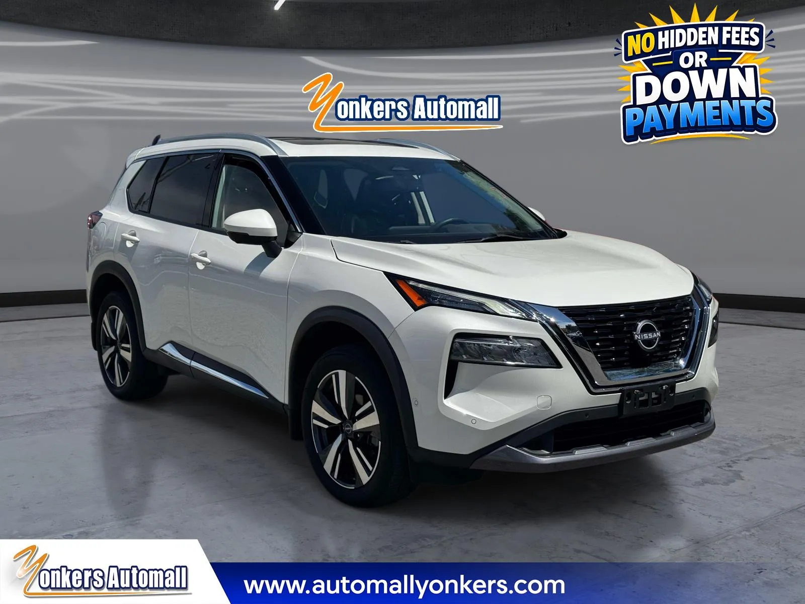 White 2023 Nissan Rogue AWD SL for sale in Yonkers, NY