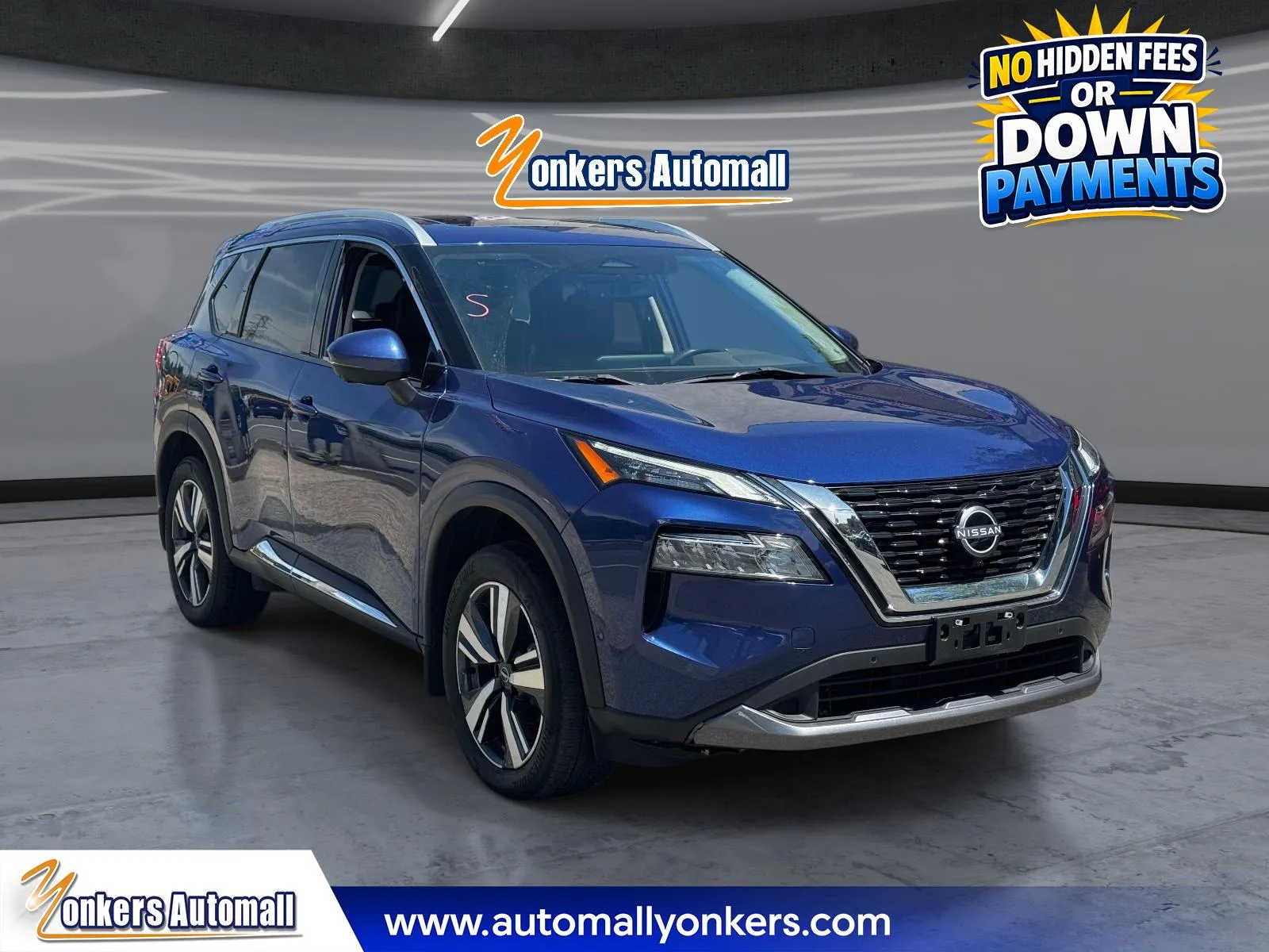 Blue 2023 Nissan Rogue AWD SL for sale in Yonkers, NY