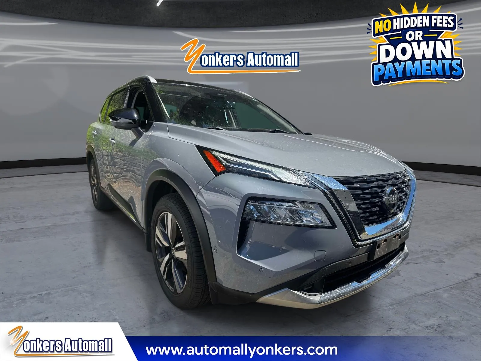 Gray 2021 Nissan Rogue Platinum for sale in Yonkers, NY