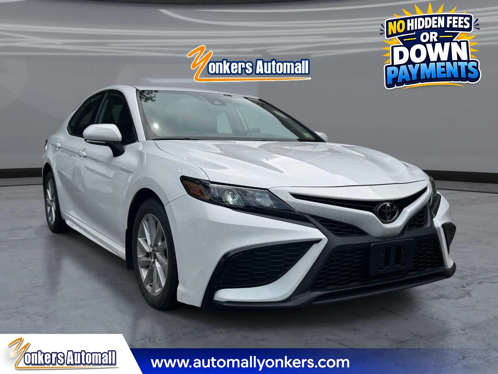 White 2023 Toyota Camry SE Nightshade for sale in Yonkers, NY