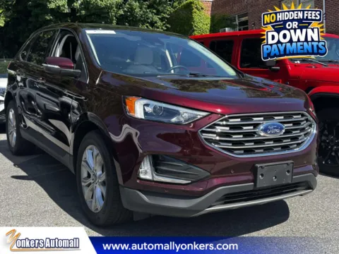 Red 2022 Ford Edge Titanium for sale in Yonkers, NY