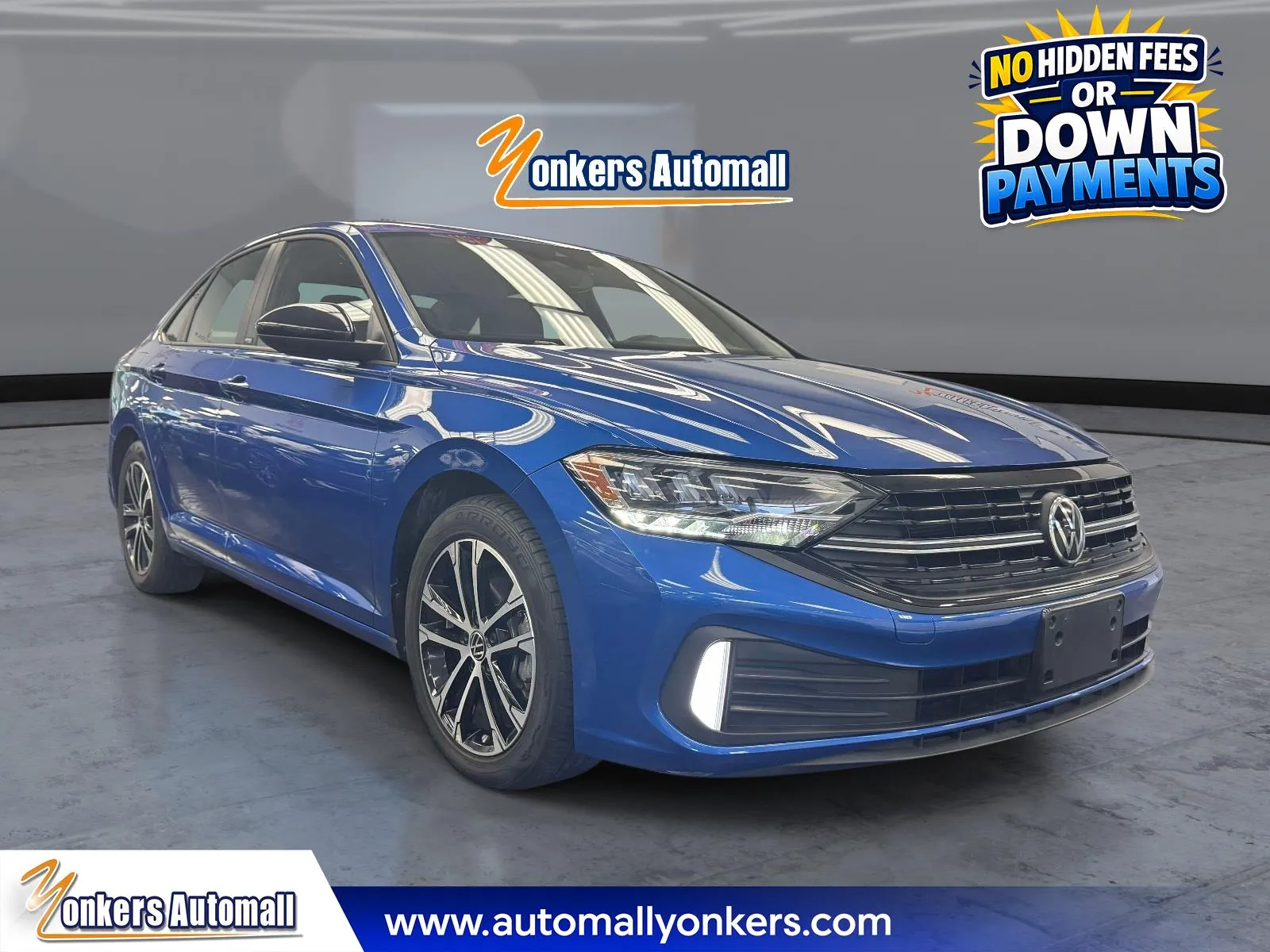 Blue 2023 Volkswagen Jetta Sport Auto for sale in Yonkers, NY