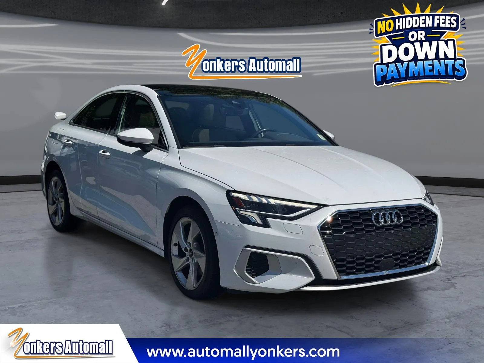 White 2024 Audi A3 Premium 40 TFSI for sale in Yonkers, NY