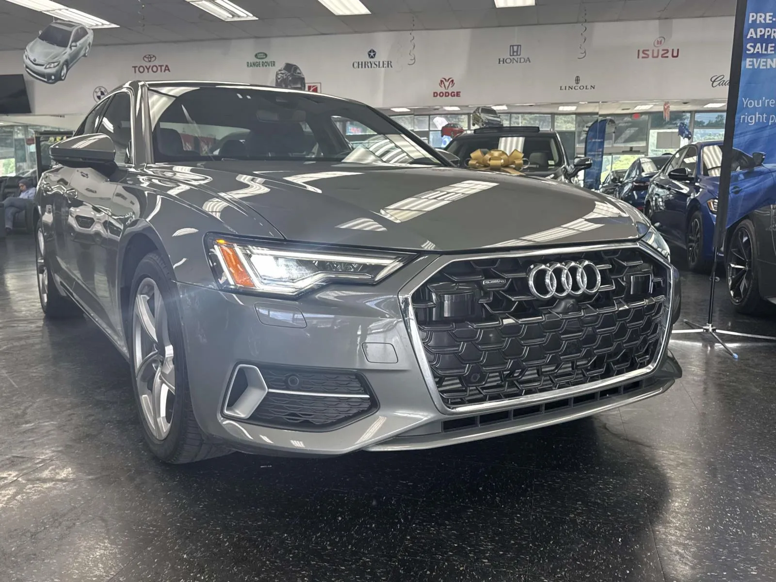Gray 2024 Audi A6 Sedan Premium Plus 45 TFSI quattro for sale in Yonkers, NY
