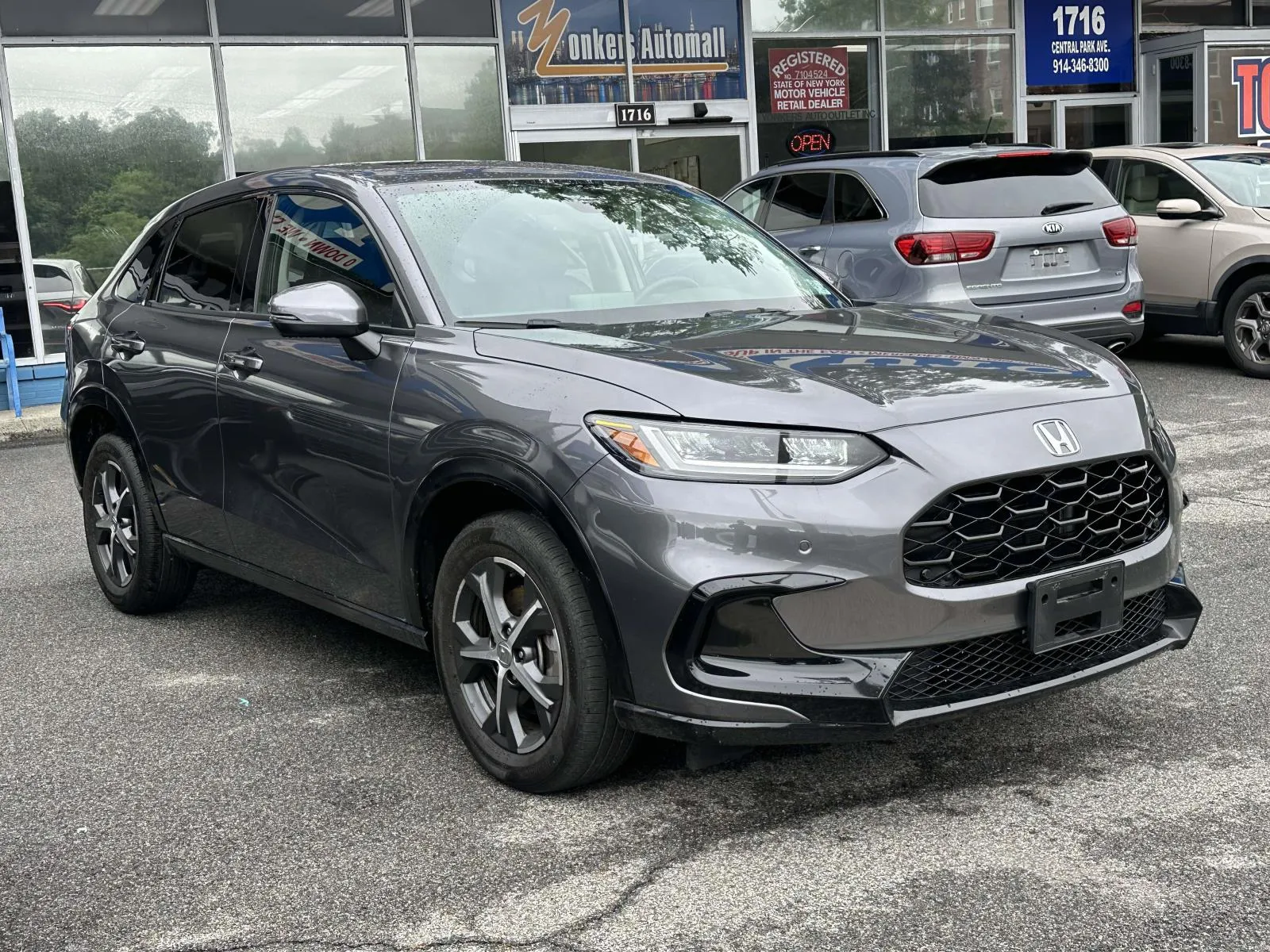 Gray 2024 Honda HR-V EX-L AWD CVT for sale in Yonkers, NY
