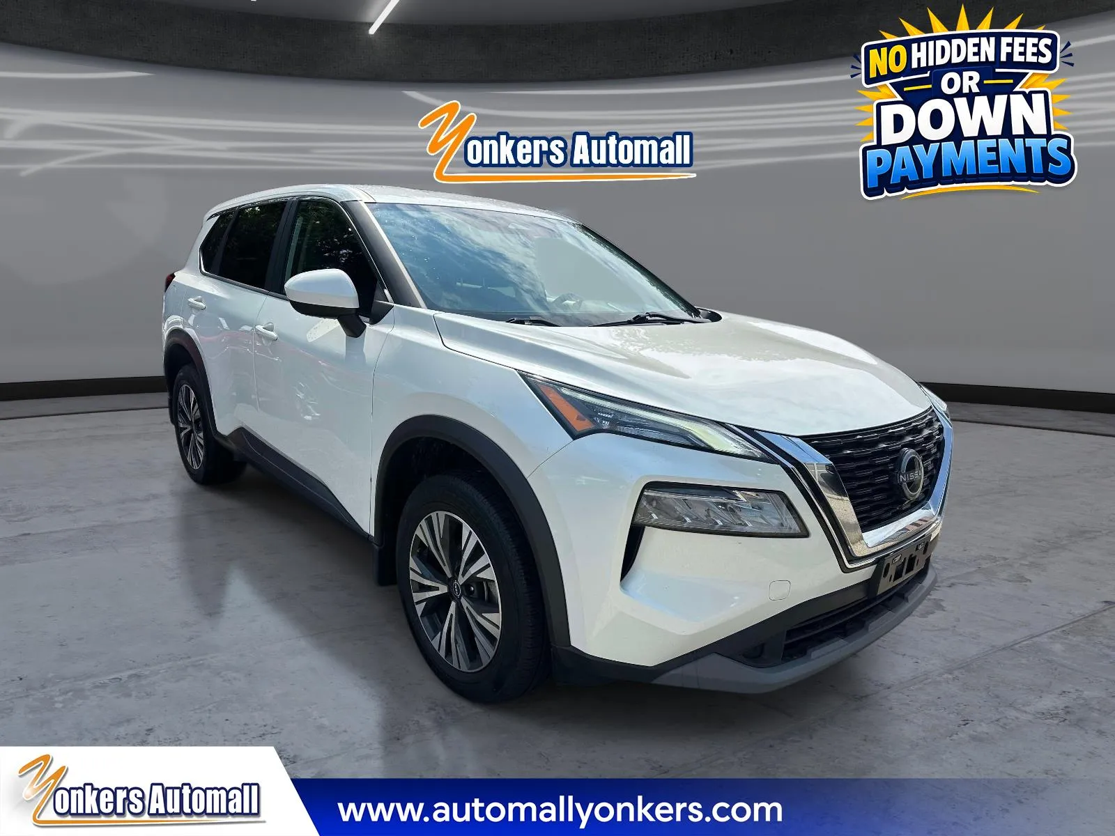 White 2023 Nissan Rogue AWD SV for sale in Yonkers, NY