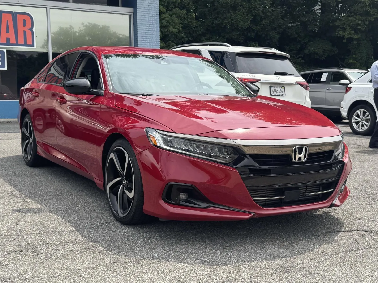 Red 2021 Honda Accord Sedan Sport SE 1.5T CVT for sale in Yonkers, NY