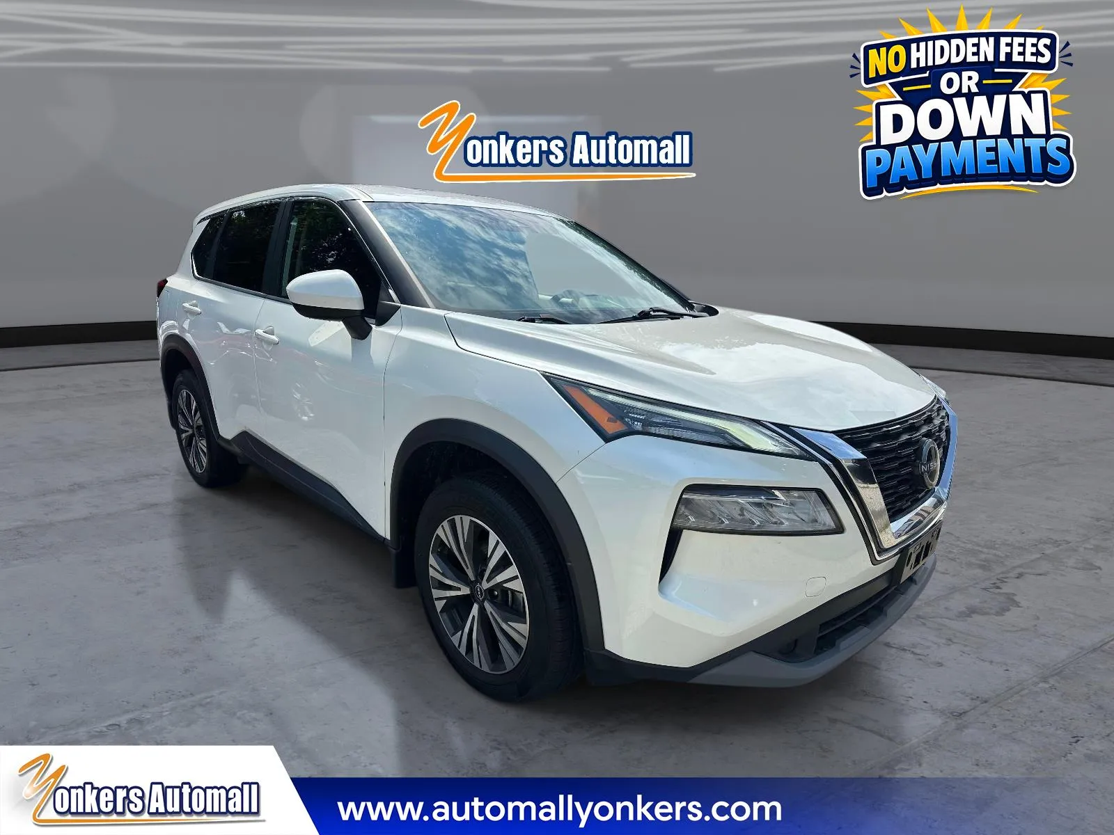 White 2023 Nissan Rogue SV for sale in Yonkers, NY