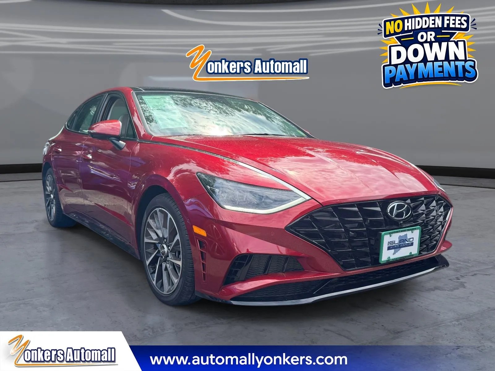 Red 2023 Hyundai Sonata Limited for sale in Yonkers, NY
