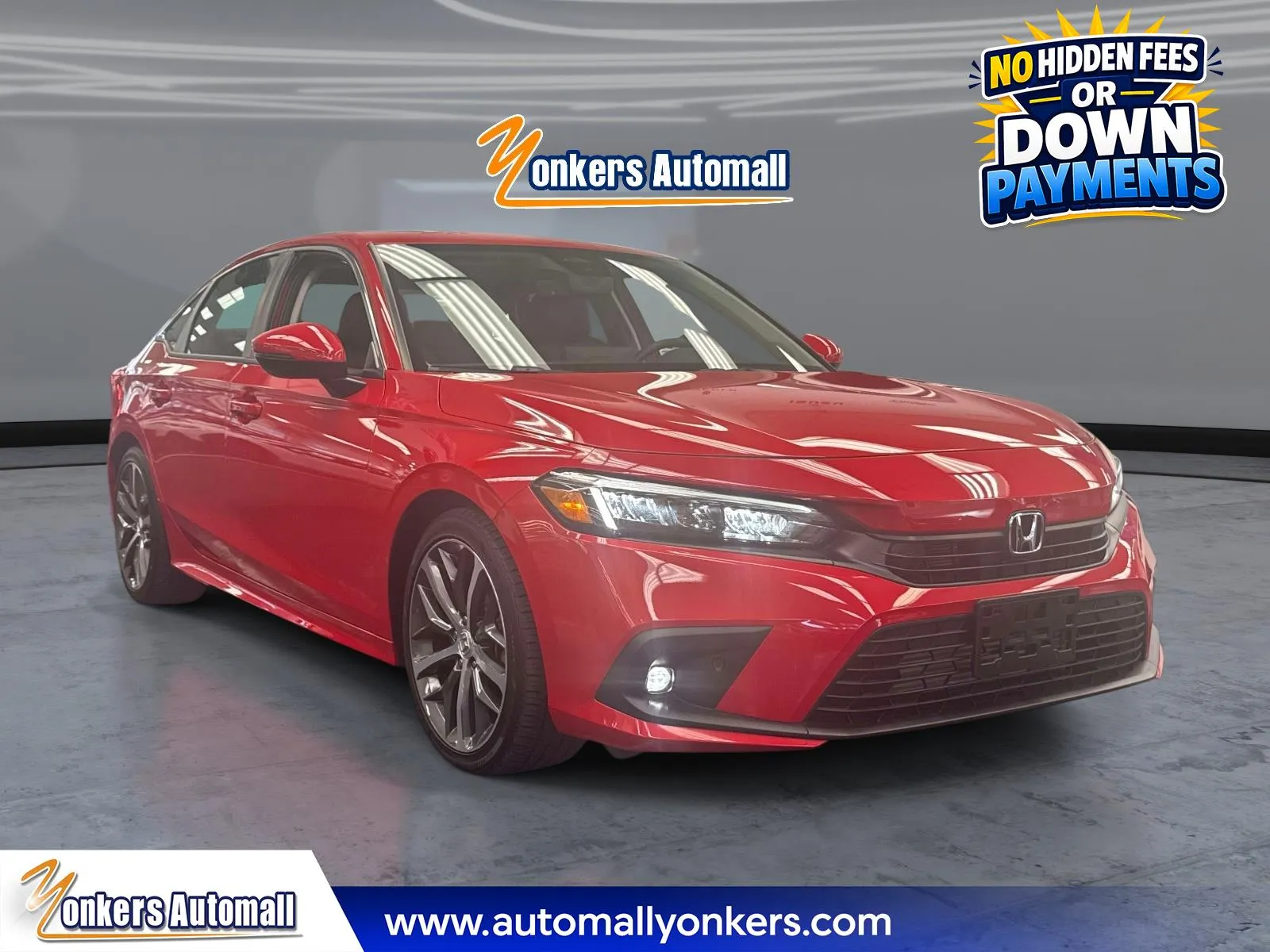 Red 2024 Honda Civic Touring for sale in Yonkers, NY