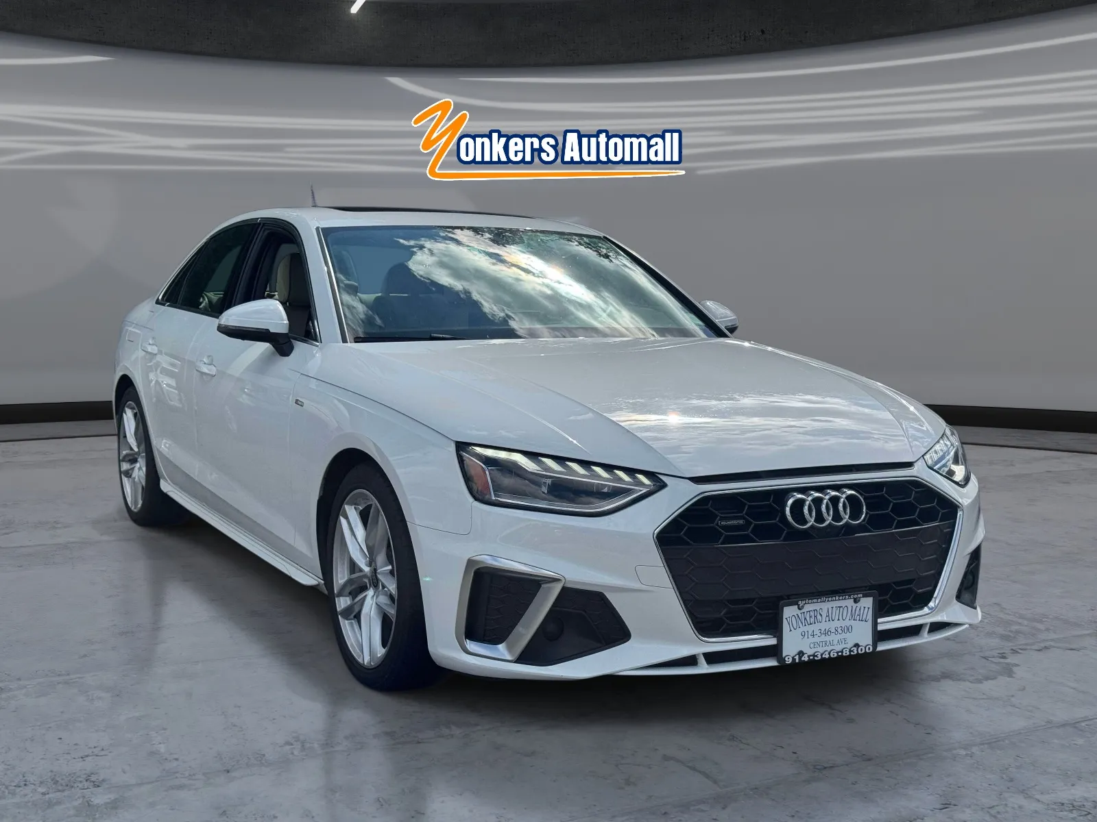 White 2024 Audi A4 Sedan S line Premium Plus 45 TFSI quattro for sale in Yonkers, NY