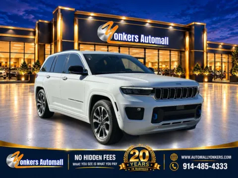 White 2022 Jeep Grand Cherokee Overland 4xe for sale in Yonkers, NY