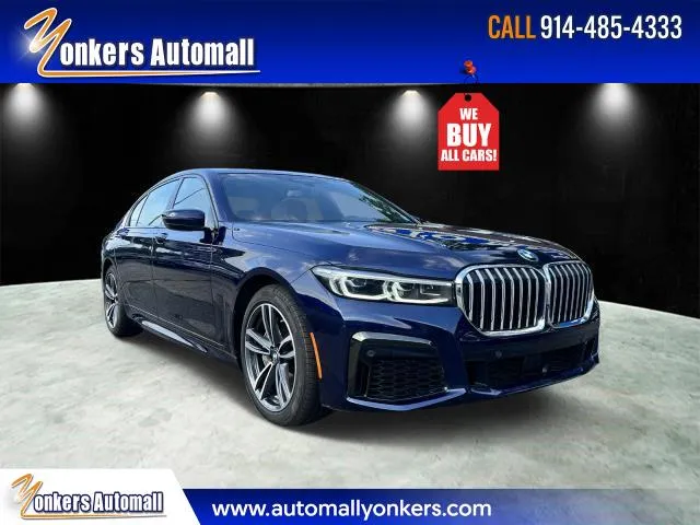 Blue 2022 BMW 7 Series 750i xDrive Sedan for sale in Yonkers, NY