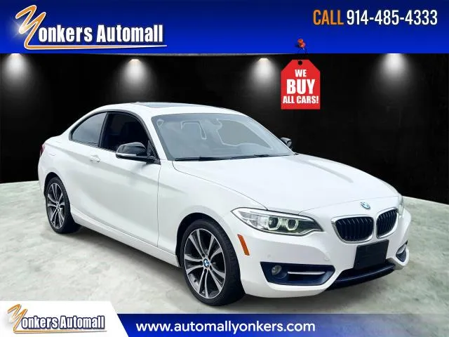 White 2015 BMW 2 Series 2dr Cpe 228i xDrive AWD for sale in Yonkers, NY