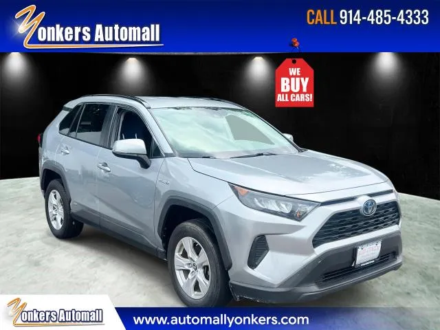 Silver 2019 Toyota RAV4 Hybrid LE AWD for sale in Yonkers, NY