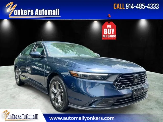 Blue 2024 Honda Accord Sedan EX CVT for sale in Yonkers, NY