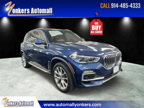 Blue 2020 BMW X5 xDrive50i Sports Activity Vehicle for sale in Yonkers, NY