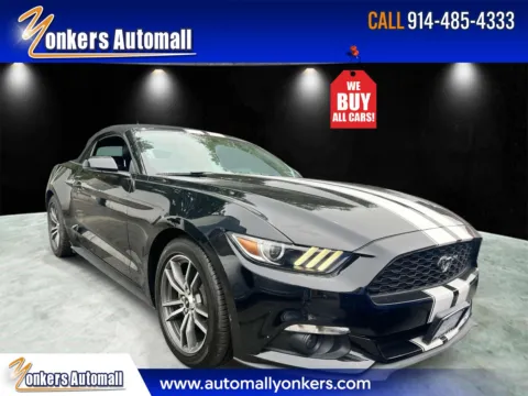 Black 2016 Ford Mustang 2dr Conv EcoBoost Premium for sale in Yonkers, NY