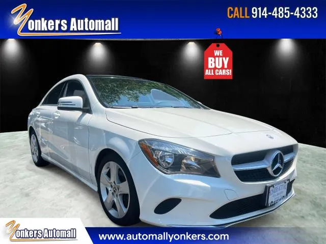 White 2018 Mercedes-Benz CLA 250 4MATIC Coupe for sale in Yonkers, NY