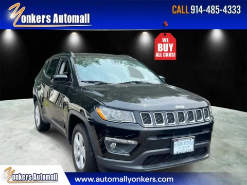 Black 2018 Jeep Compass Latitude 4x4 for sale in Yonkers, NY
