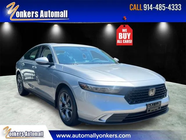 Silver 2023 Honda Accord Sedan EX CVT for sale in Yonkers, NY