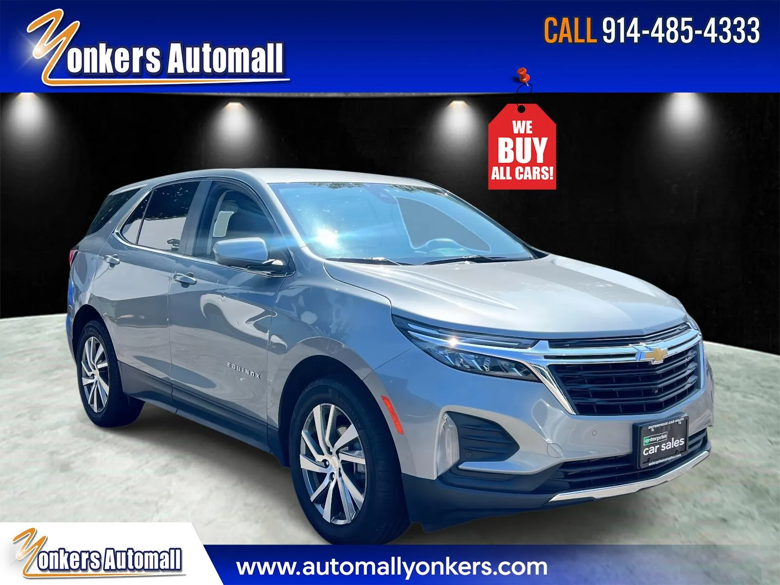 Gray 2023 Chevrolet Equinox LT for sale in Yonkers, NY