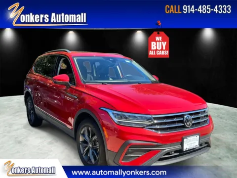 Black 2022 Volkswagen Tiguan 2.0T SE for sale in Yonkers, NY