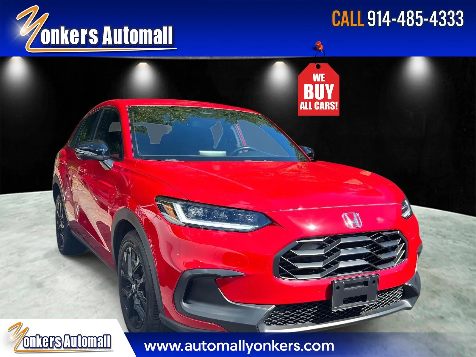 Red 2024 Honda HR-V Sport for sale in Yonkers, NY