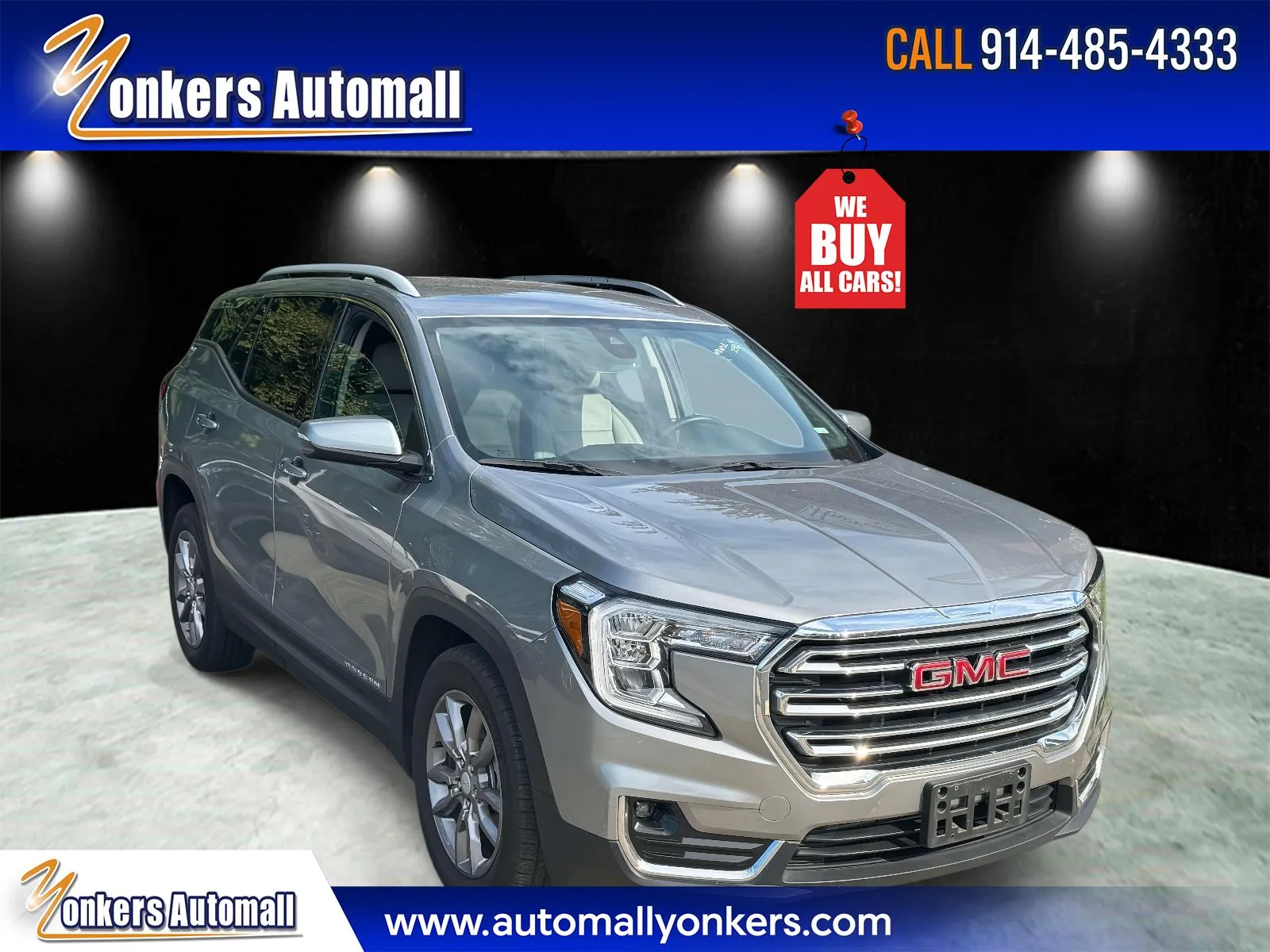 Gray 2023 GMC Terrain AWD 4dr SLT for sale in Yonkers, NY