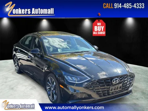 Black 2022 Hyundai Sonata SEL Plus 1.6T for sale in Yonkers, NY