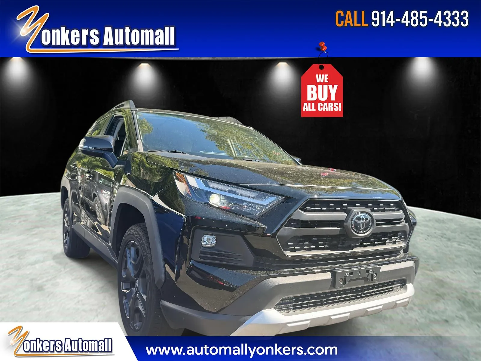 Black 2022 Toyota RAV4 Adventure AWD (Natl) for sale in Yonkers, NY