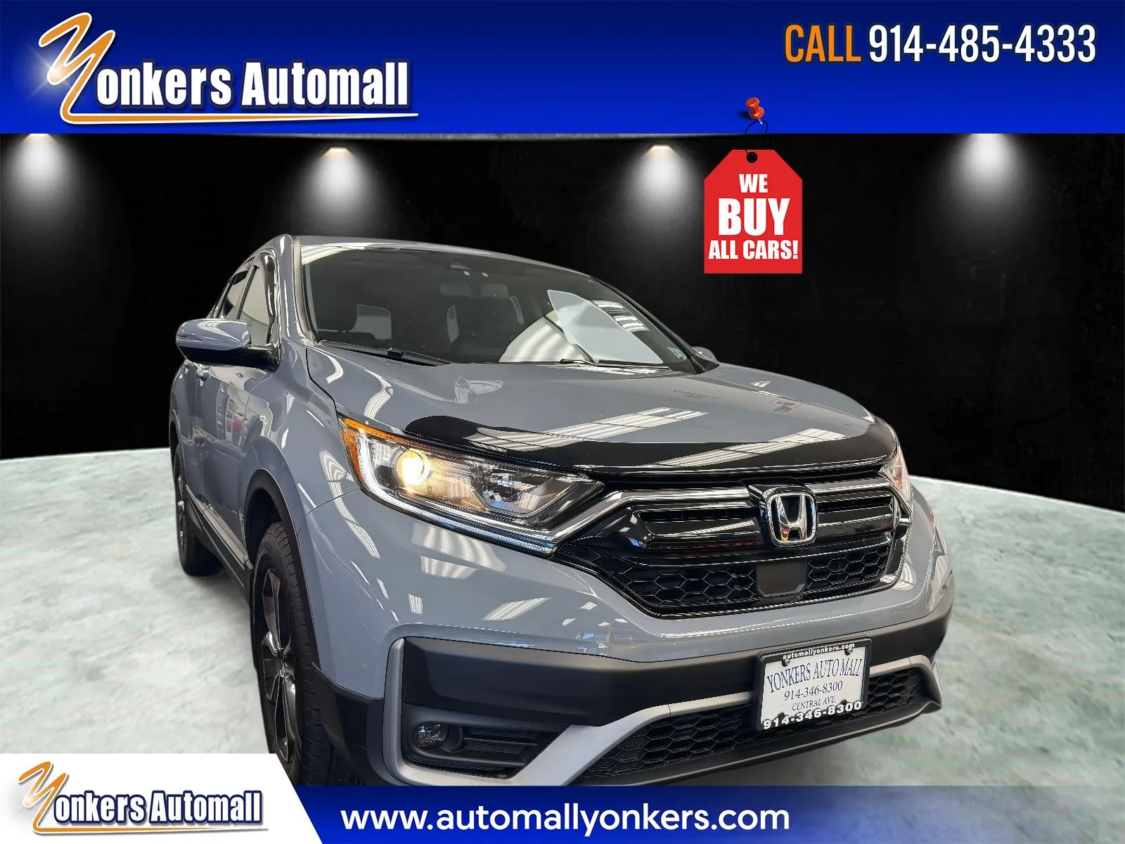 Black 2022 Honda CR-V EX-L for sale in Yonkers, NY