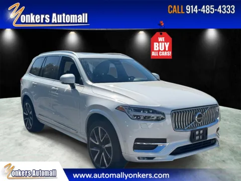 White 2024 Volvo XC90 B6 AWD Plus Bright Theme 6P for sale in Yonkers, NY