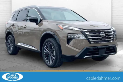 Beige 2024 Nissan Rogue Platinum for sale in Independence, MO