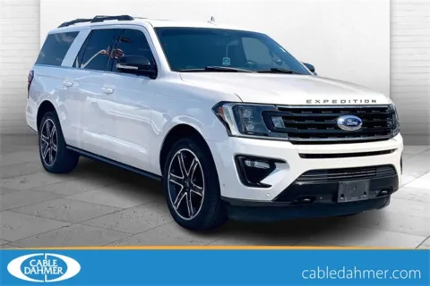 White 2019 Ford Expedition Max Limited for sale in Independence, MO