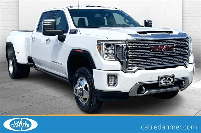 White 2022 GMC Sierra 3500 HD Denali DRW for sale in Independence, MO
