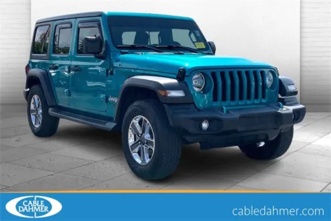 Blue 2020 Jeep Wrangler Unlimited Sport for sale in Independence, MO