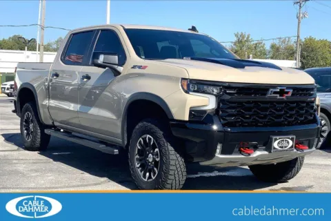 Beige 2022 Chevrolet Silverado 1500 ZR2 for sale in Independence, MO