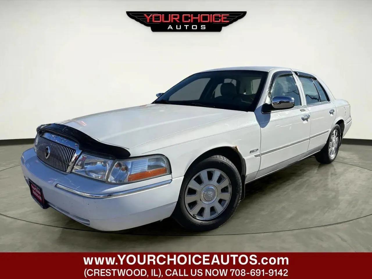 White 2005 Mercury Grand Marquis LS Premium 4dr Sedan for sale in Crestwood, IL