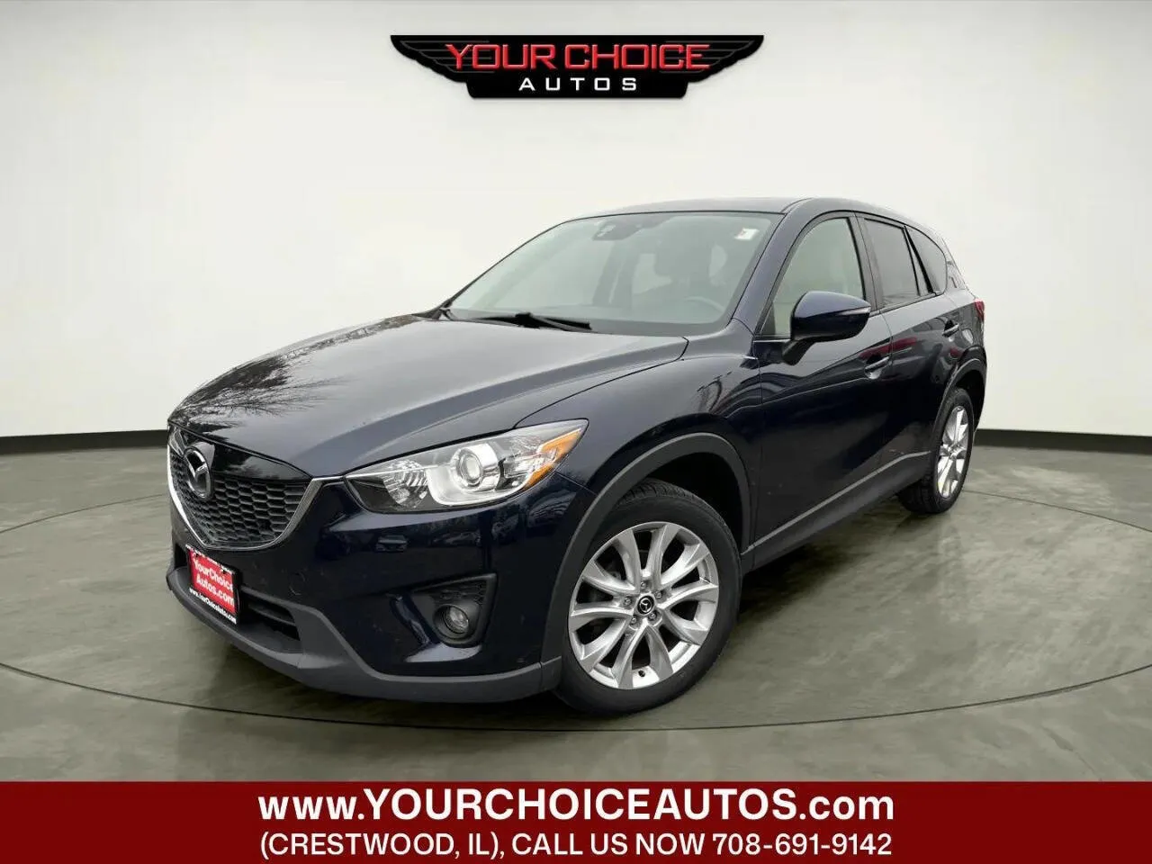 Blue 2015 Mazda CX-5 Grand Touring for sale in Crestwood, IL