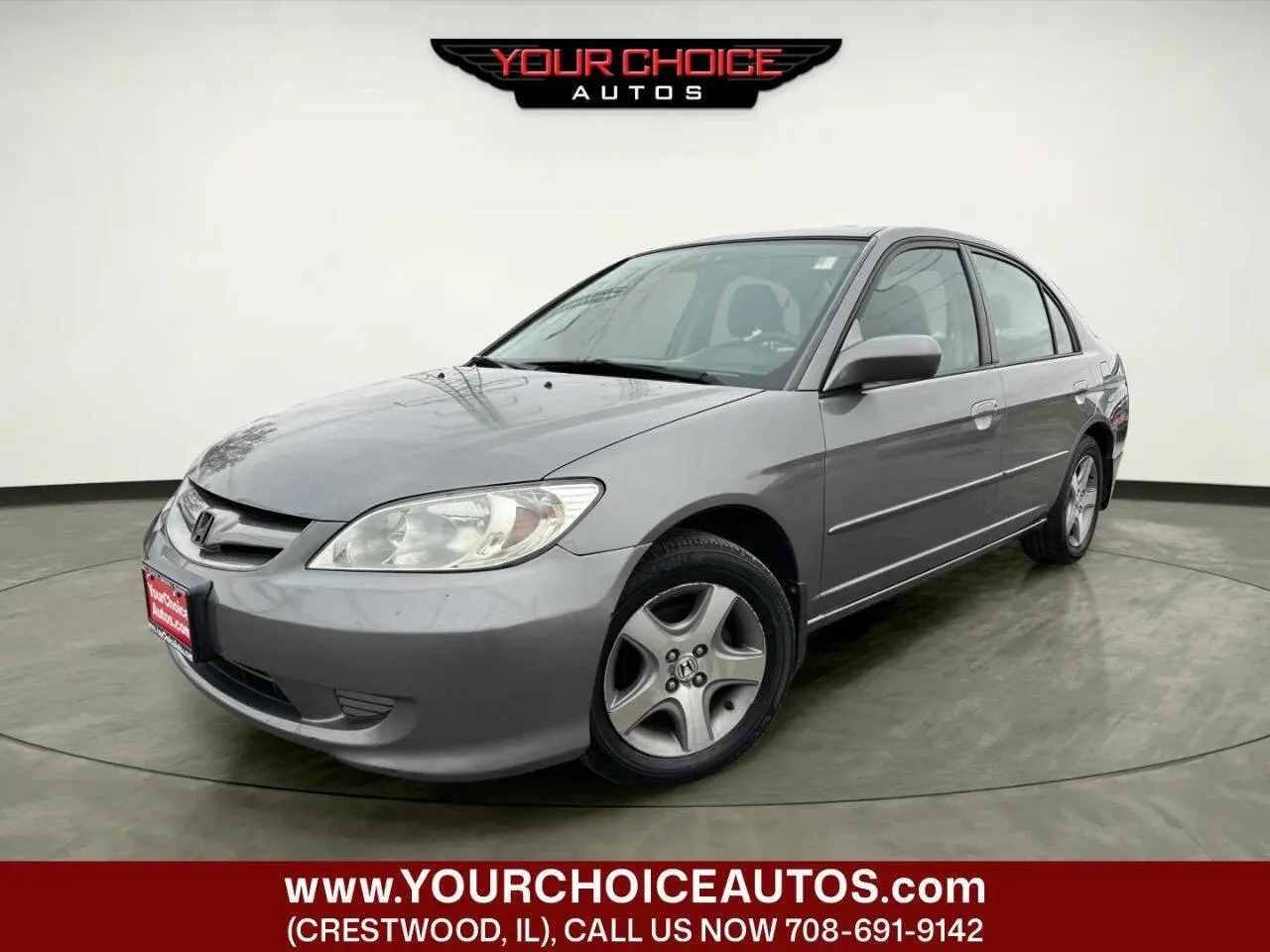 Gray 2004 Honda Civic EX for sale in Crestwood, IL