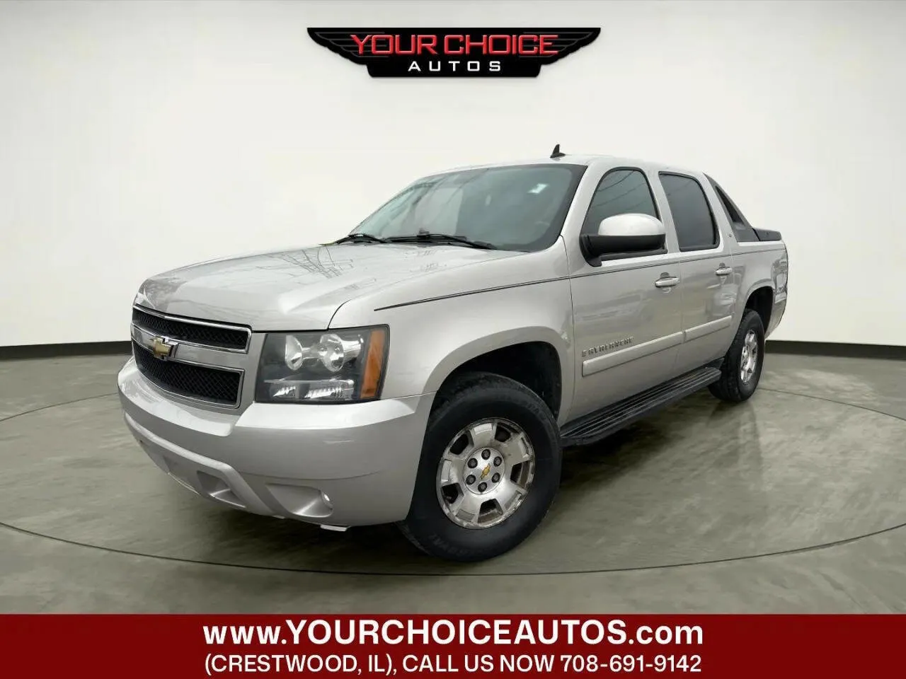Silver 2008 Chevrolet Avalanche LT w/1LT for sale in Crestwood, IL