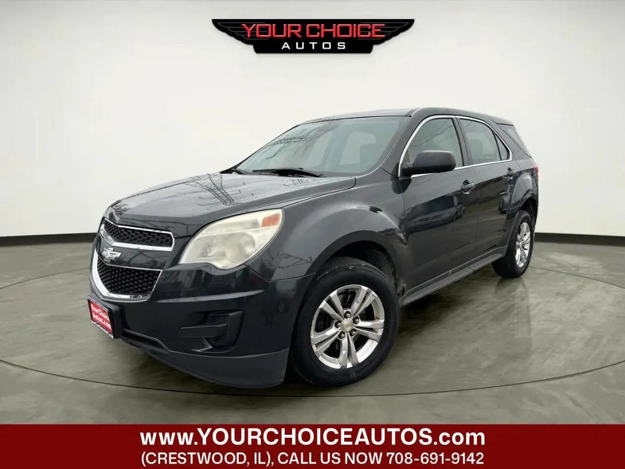 Gray 2013 Chevrolet Equinox LS for sale in Crestwood, IL