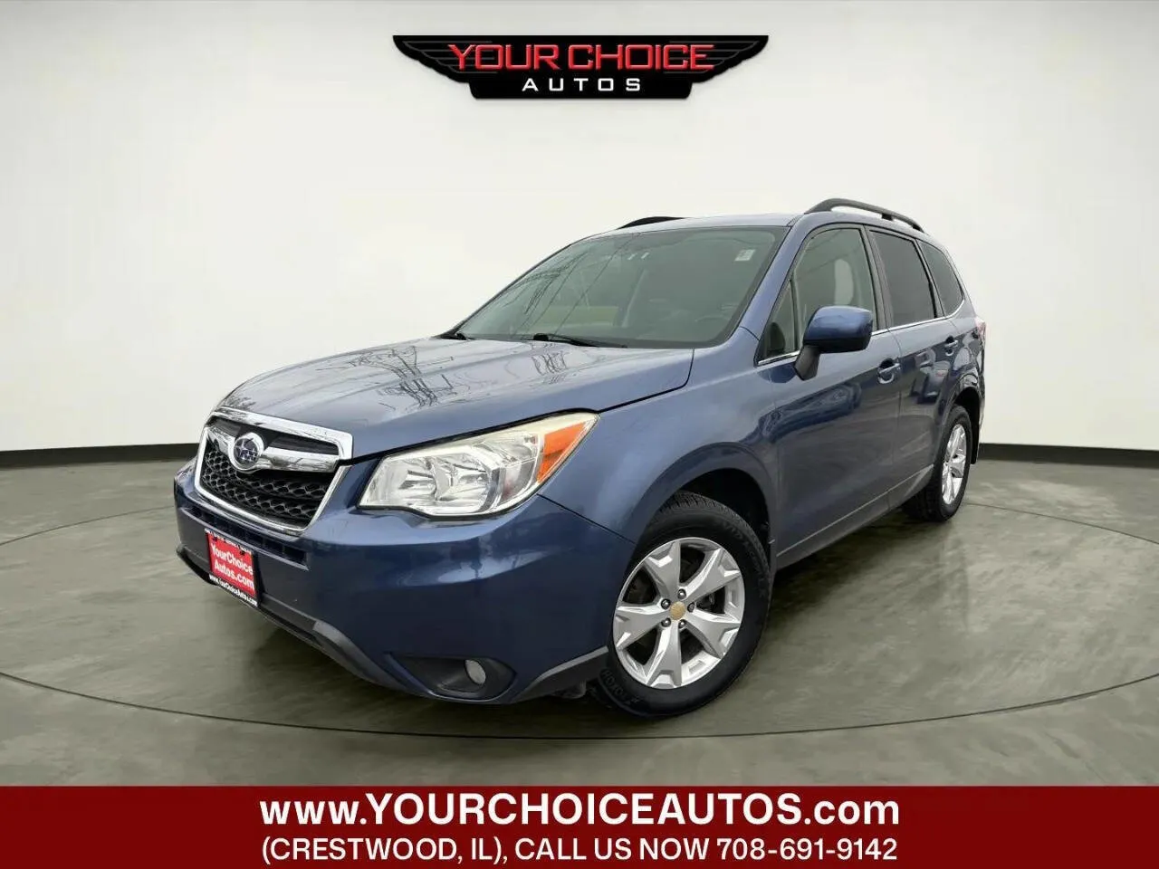 Blue 2014 Subaru Forester 2.5i Limited for sale in Crestwood, IL